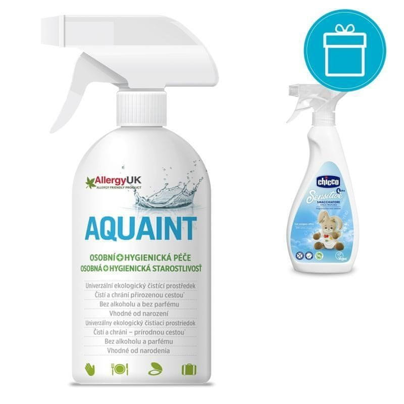 Aquaint CHICCO Odstraňovač škvŕn Sensitive, 500 ml + 500 ml